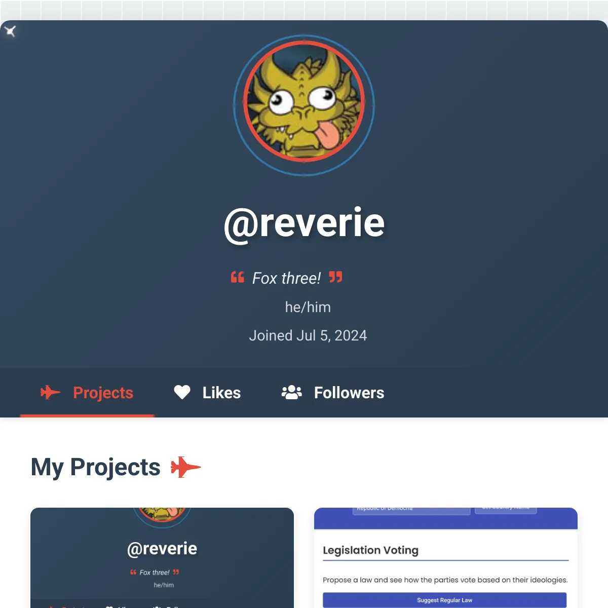 the project is loading