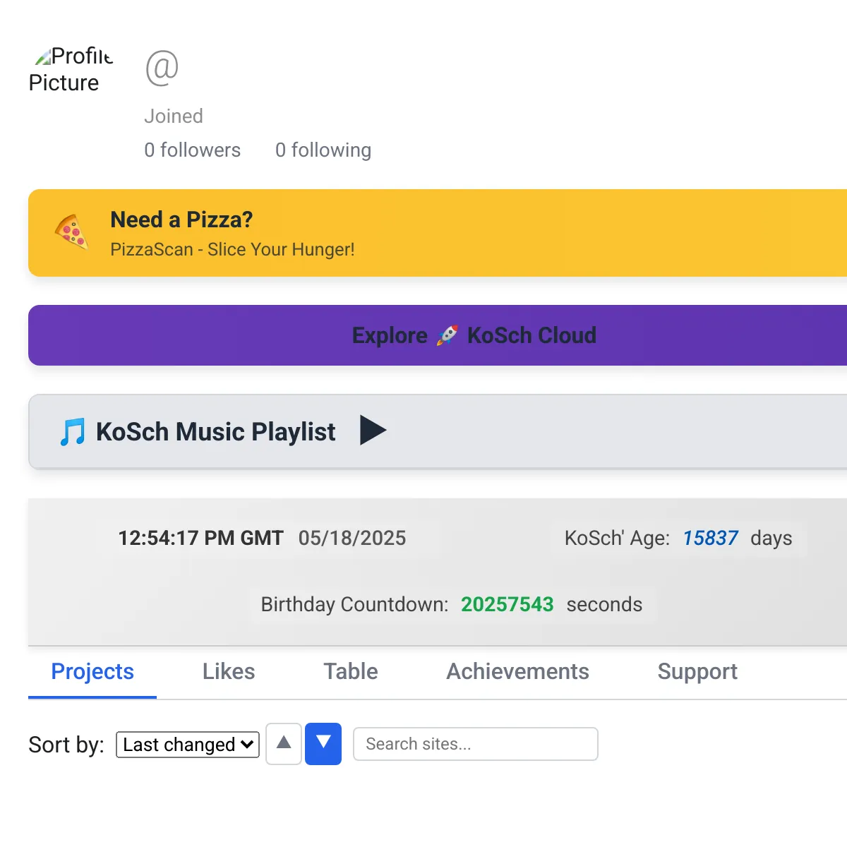 the project is loading