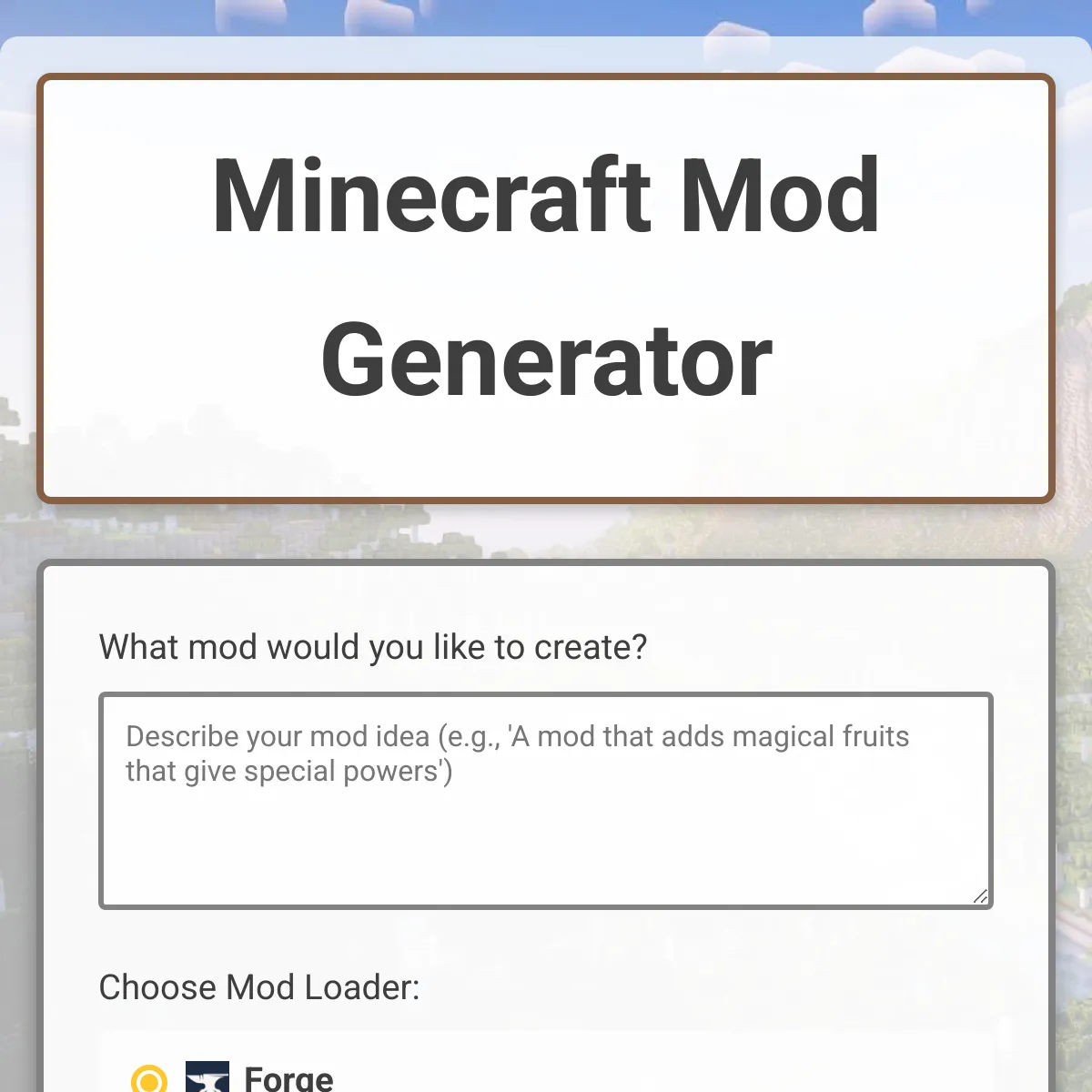 the project is loading