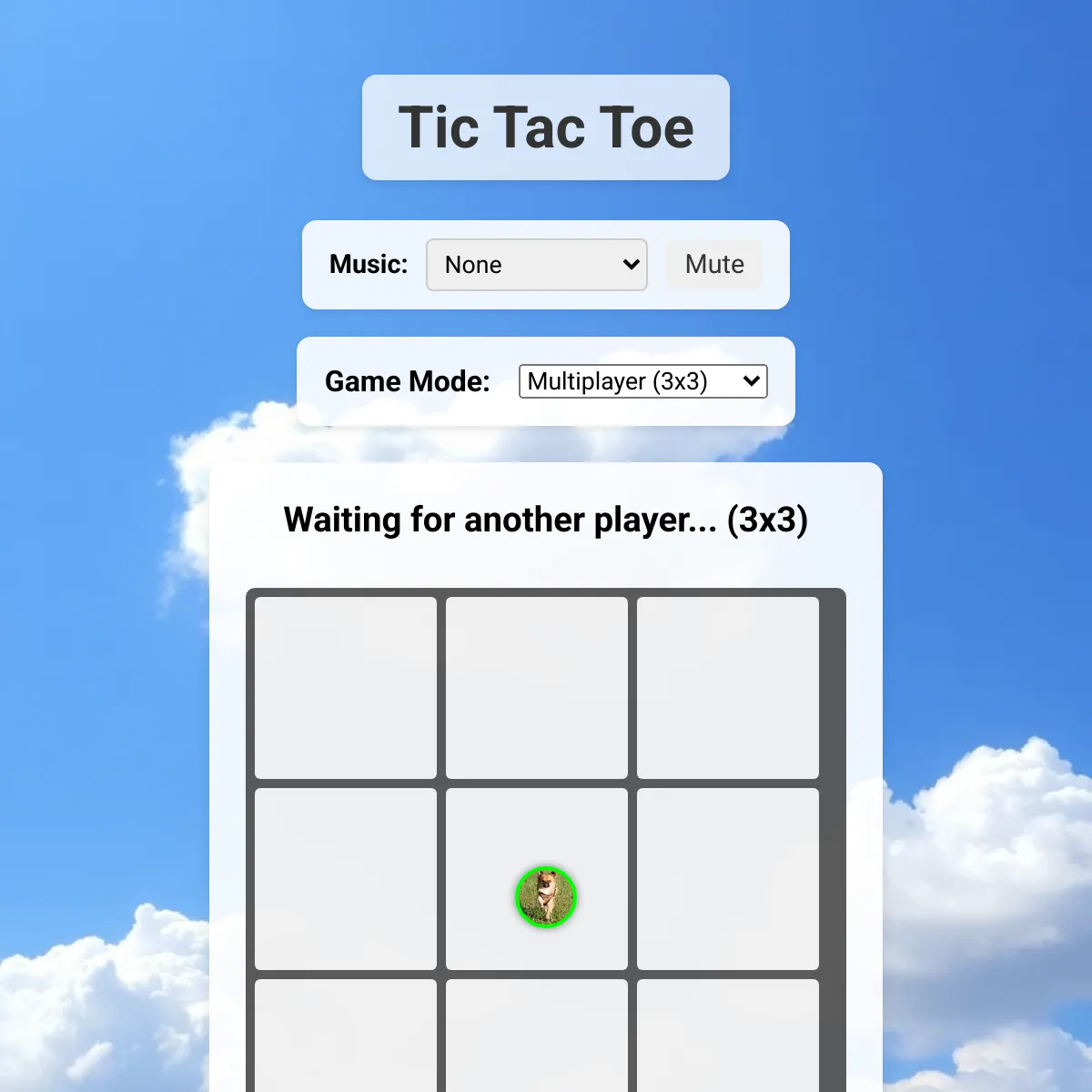 Multiplayer Tic Tac Toe