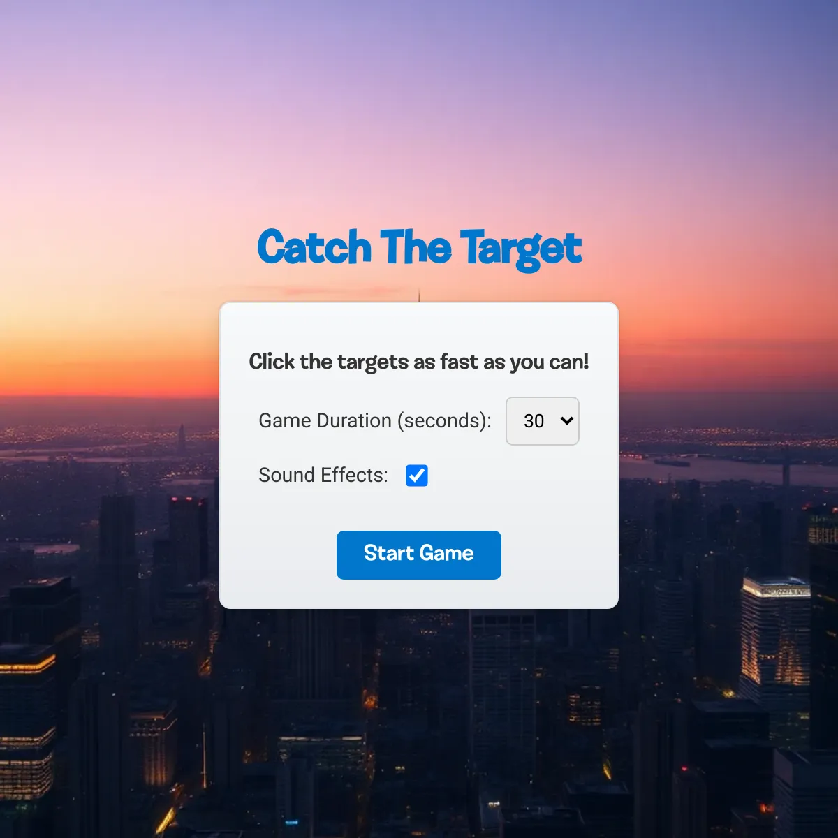 Catch The Target