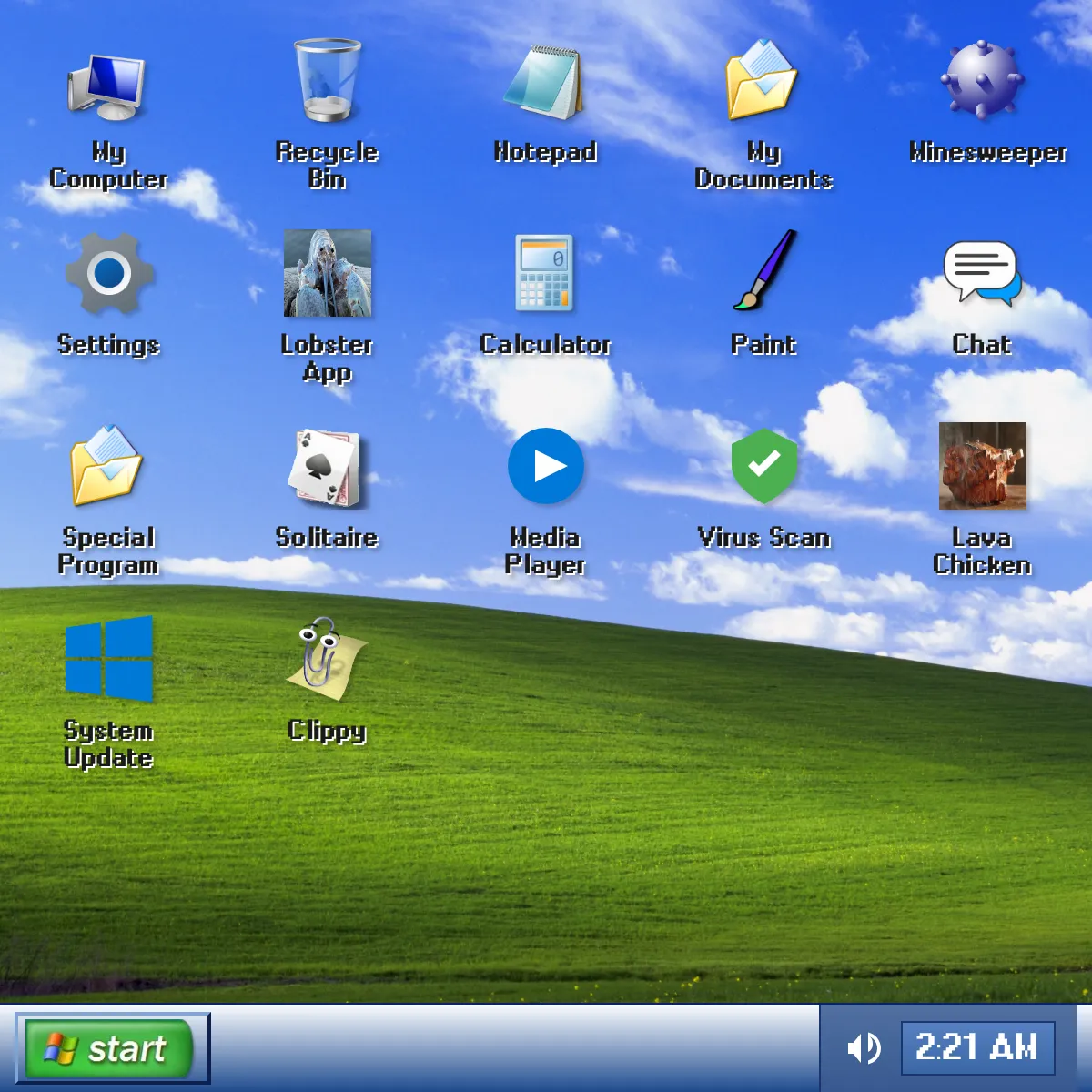 Windows XP2 (197) with Clippy2