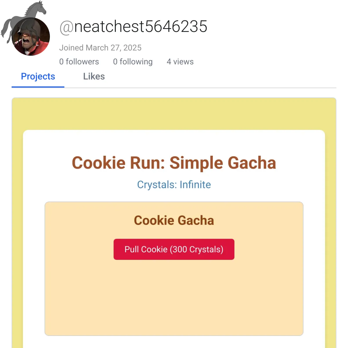 the project is loading