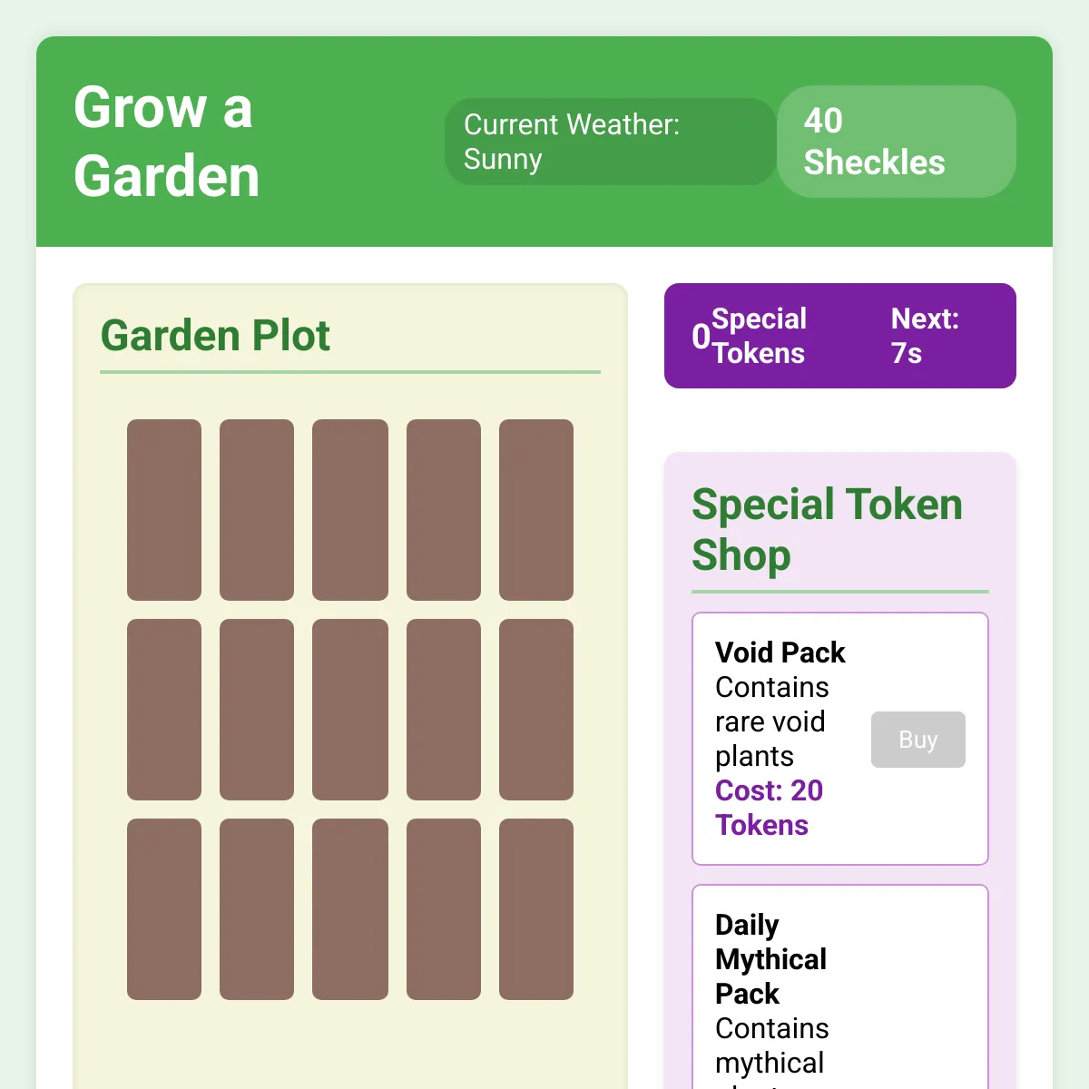 Grow a Garden