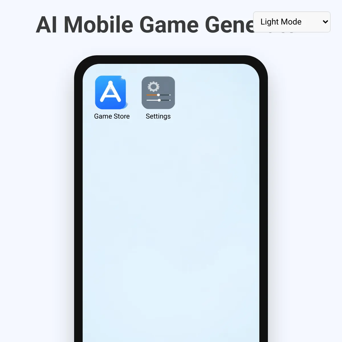 AI Mobile Game Generator