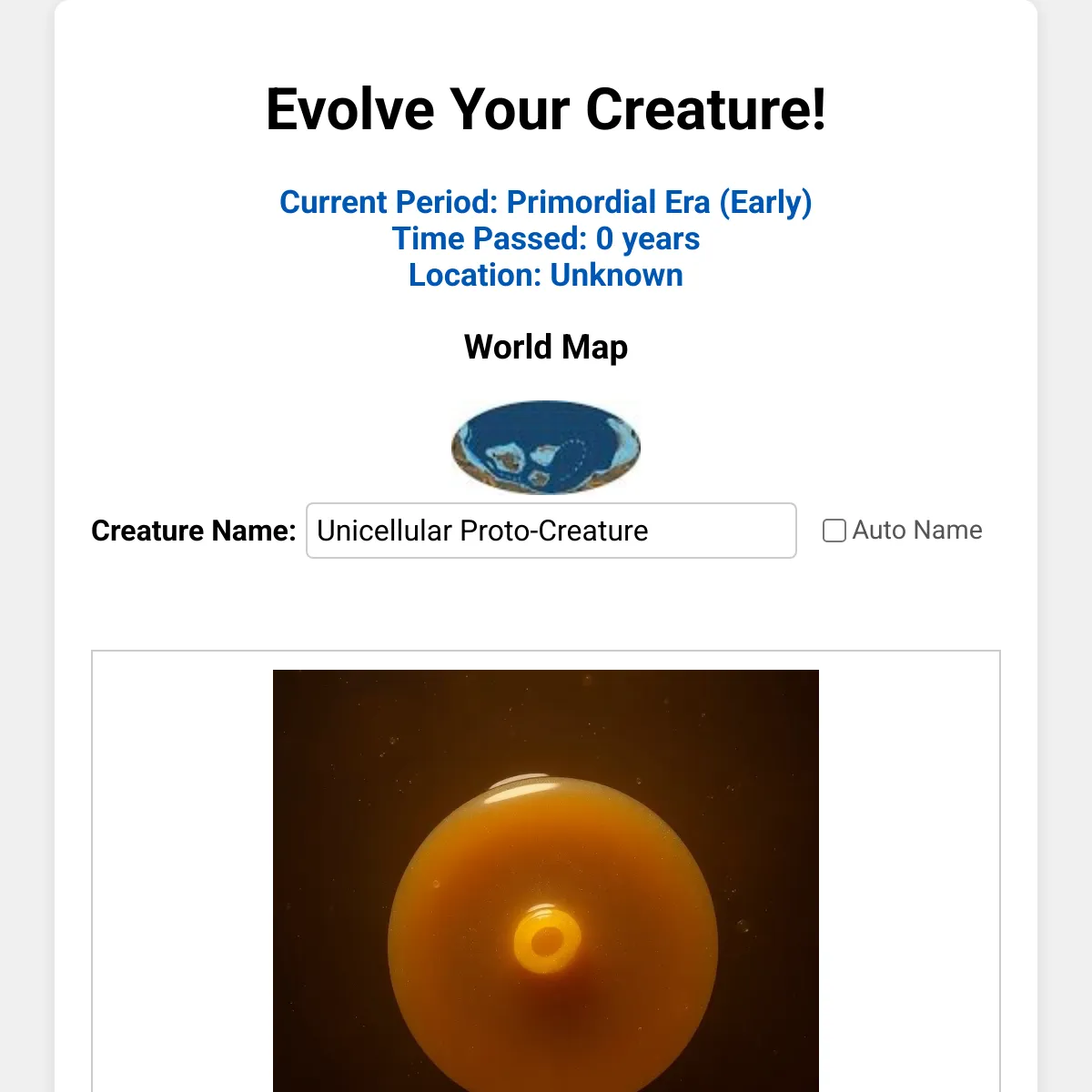 Creature evolution [Demo]