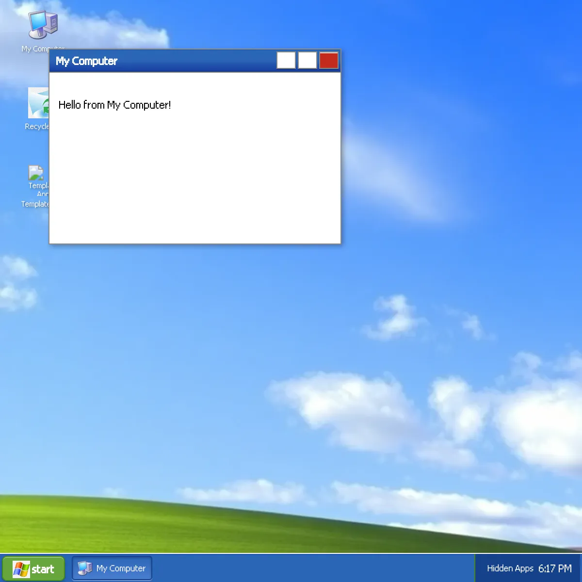 the project is loading