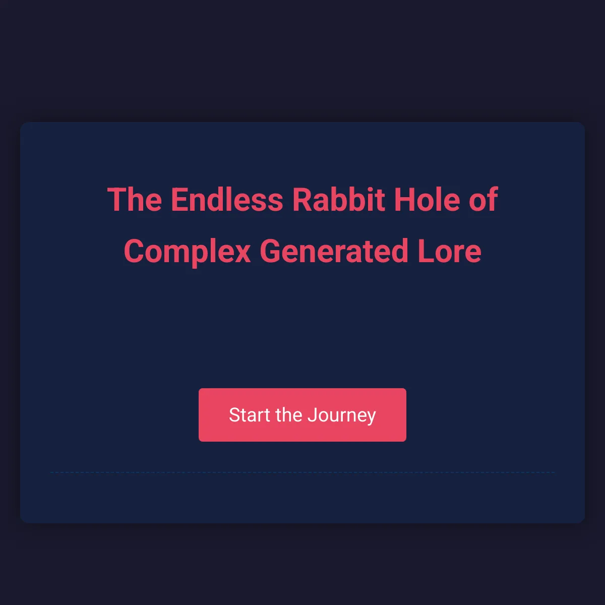 the project is loading