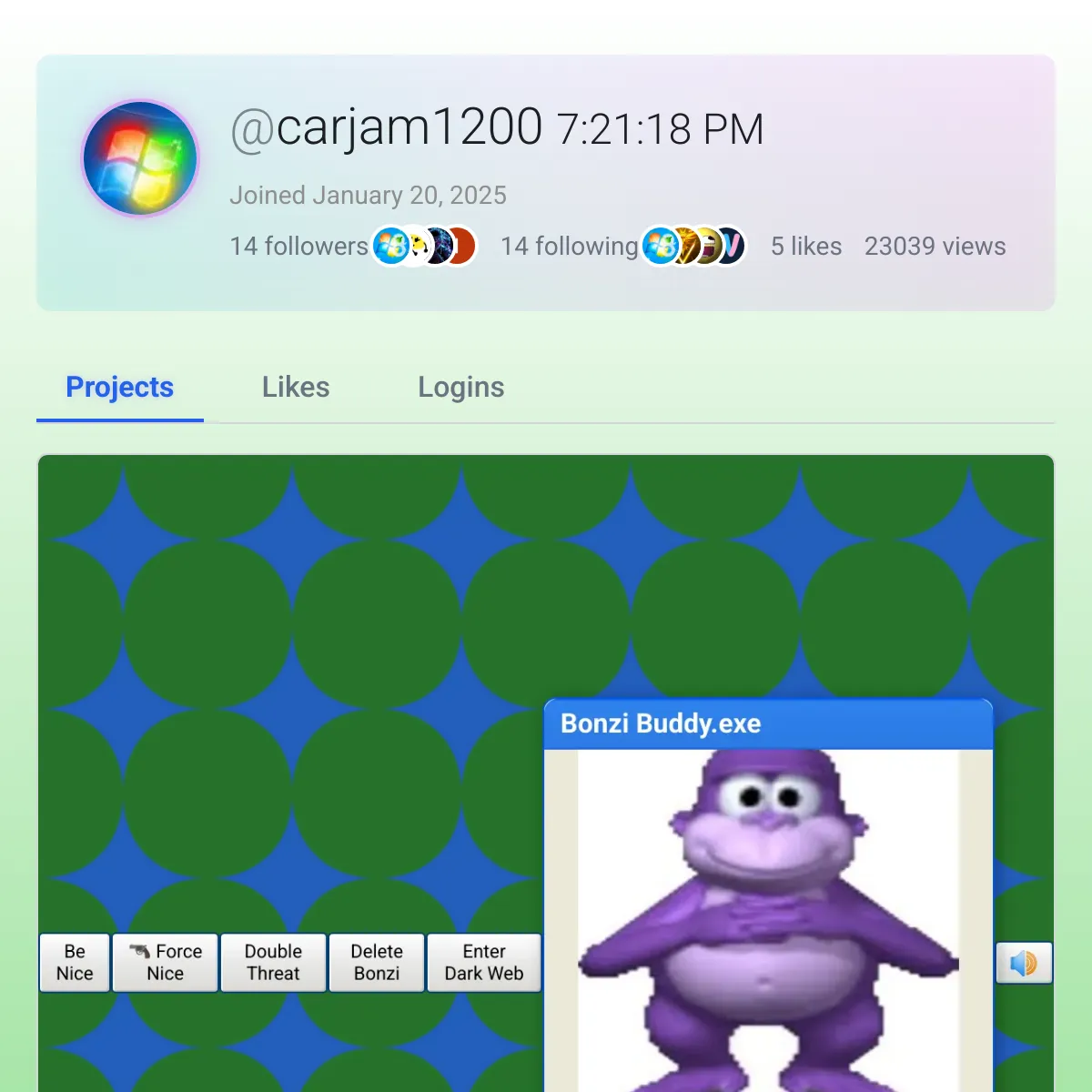 the project is loading