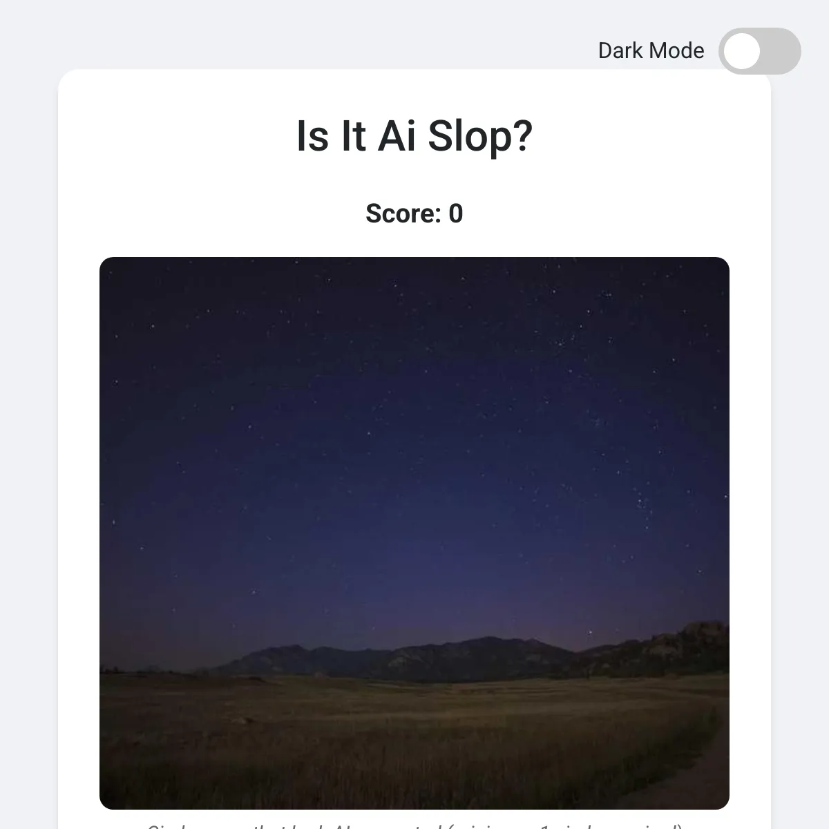 Slop Detector [Justification Mode]