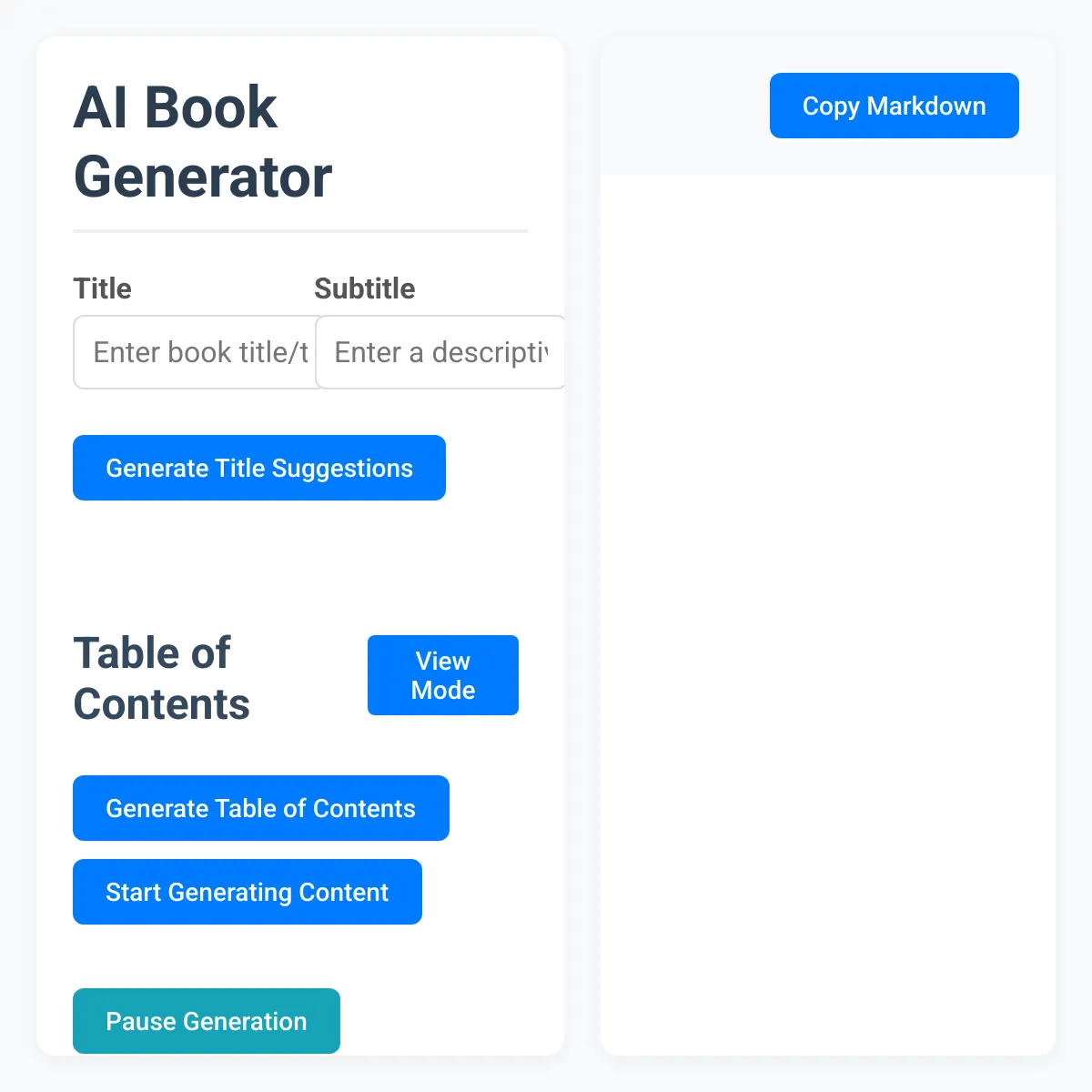 AI Book Generator