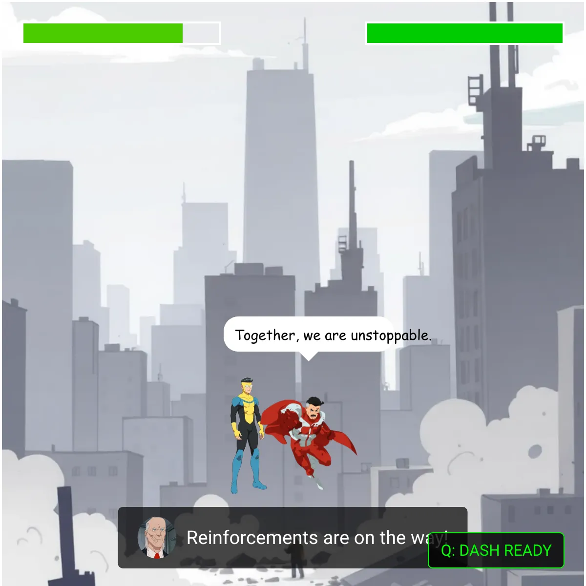 the project is loading