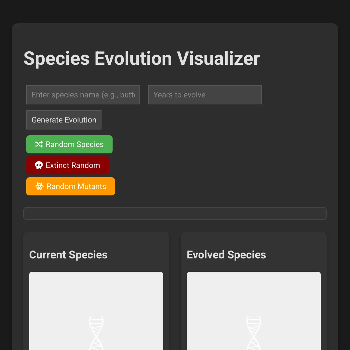 Animal/Insect Evolution