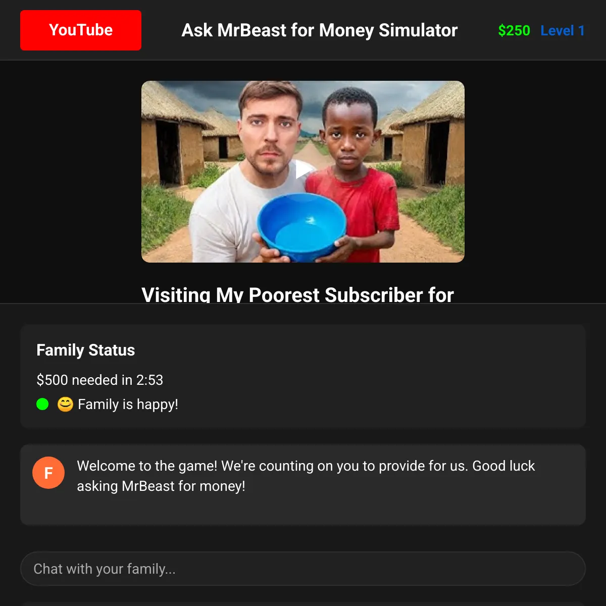 the project is loading