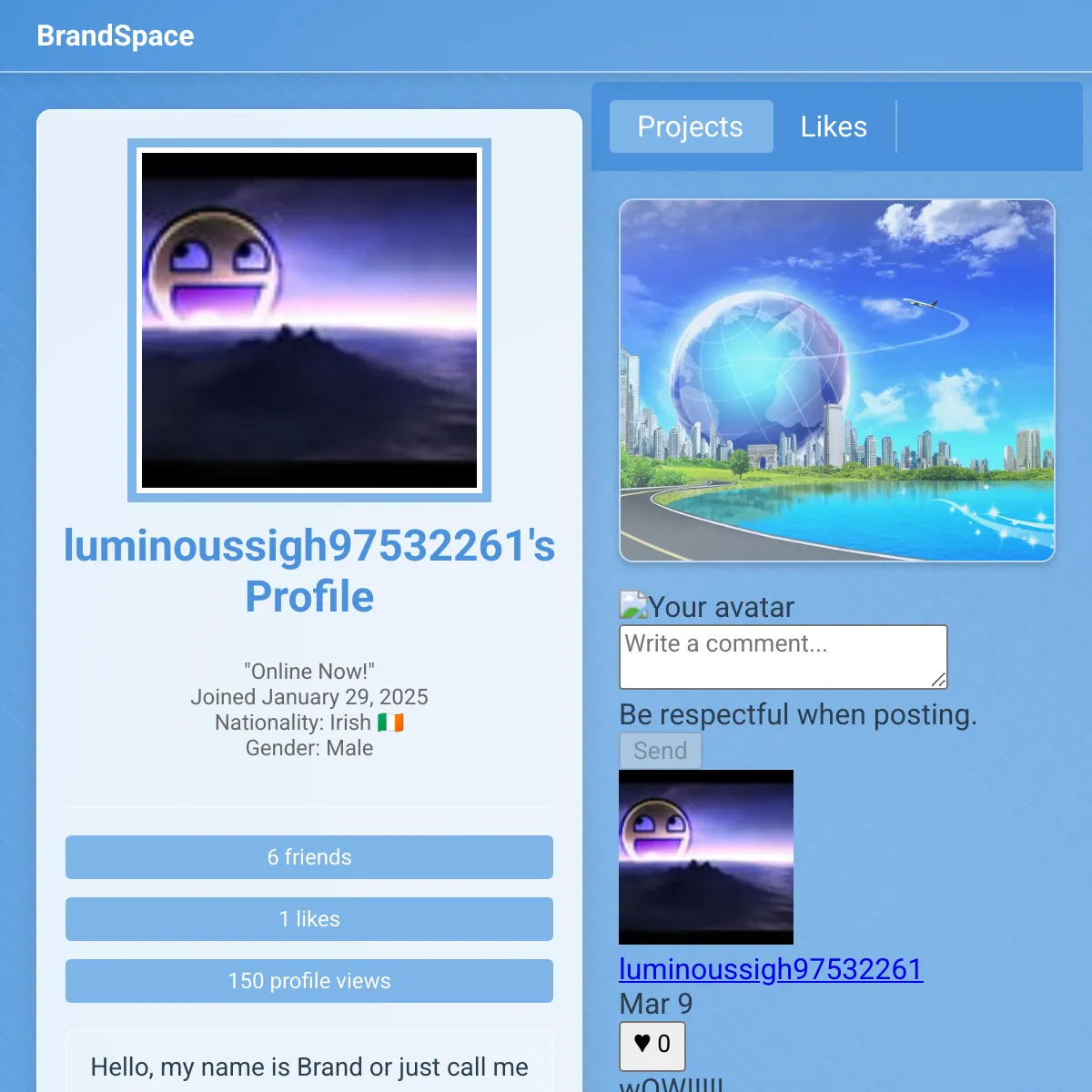 the project is loading
