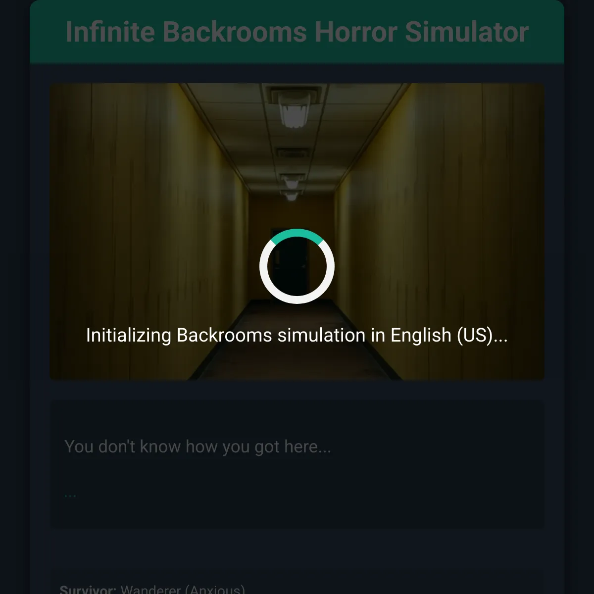 the project is loading