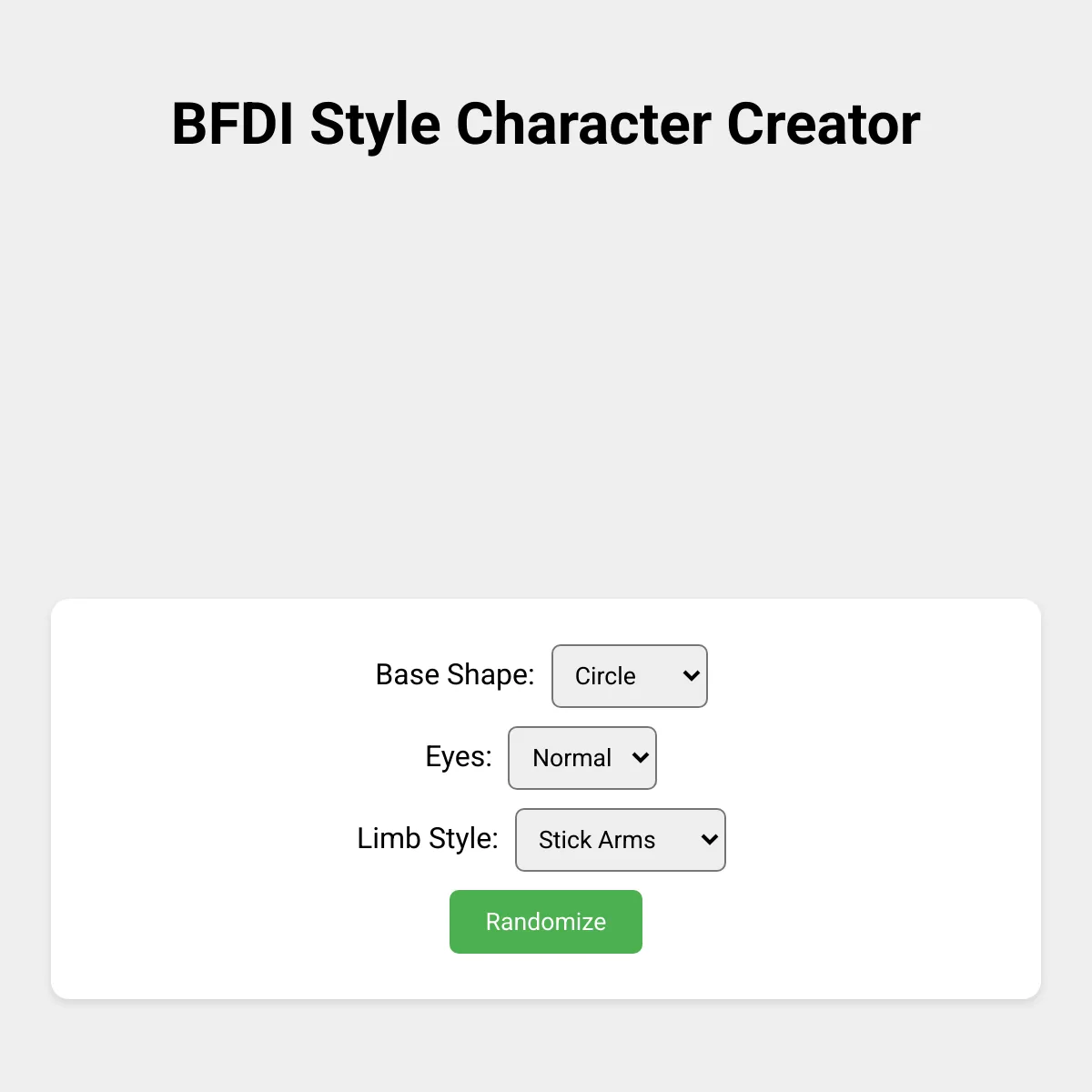 BFDI Style Object Show Maker