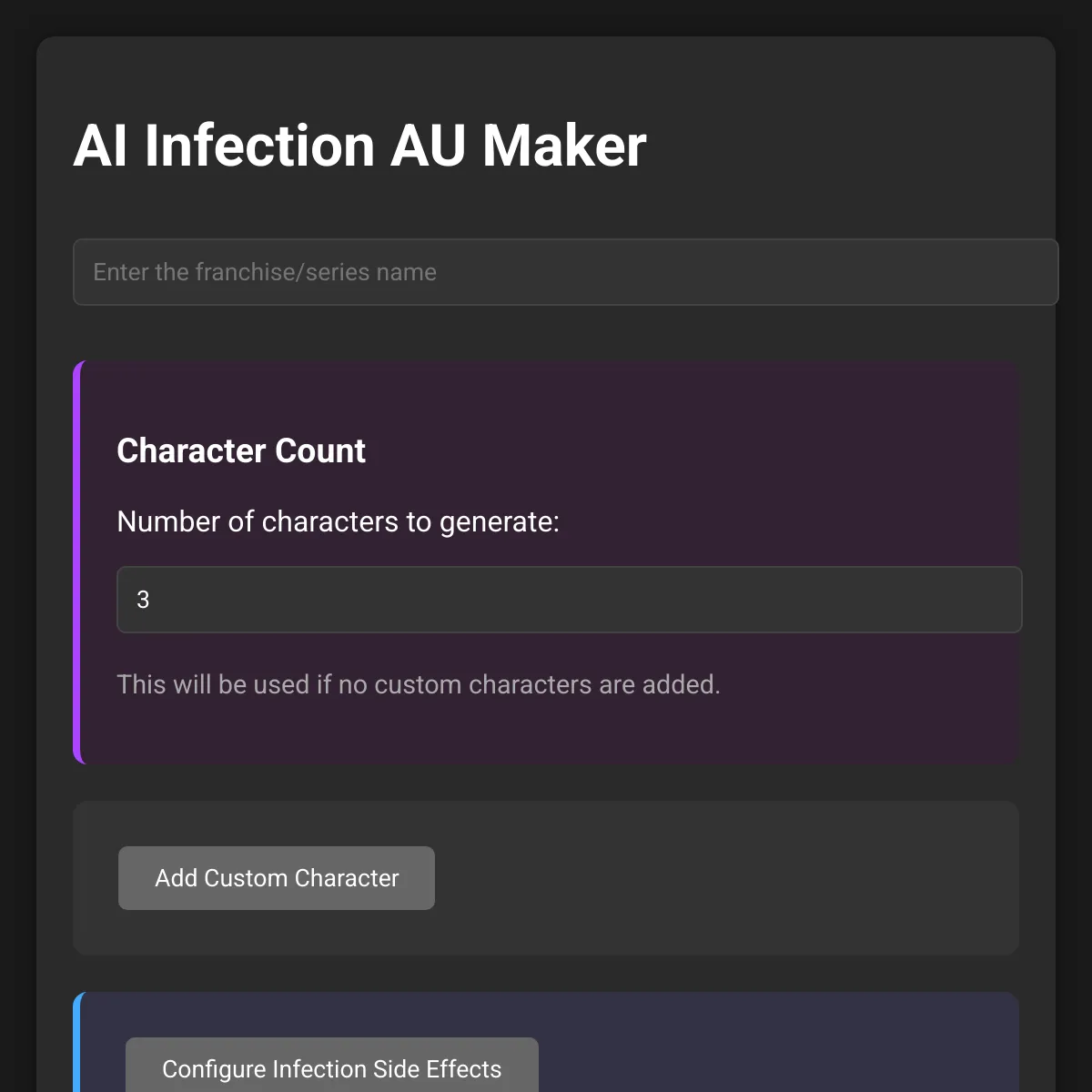 the project is loading