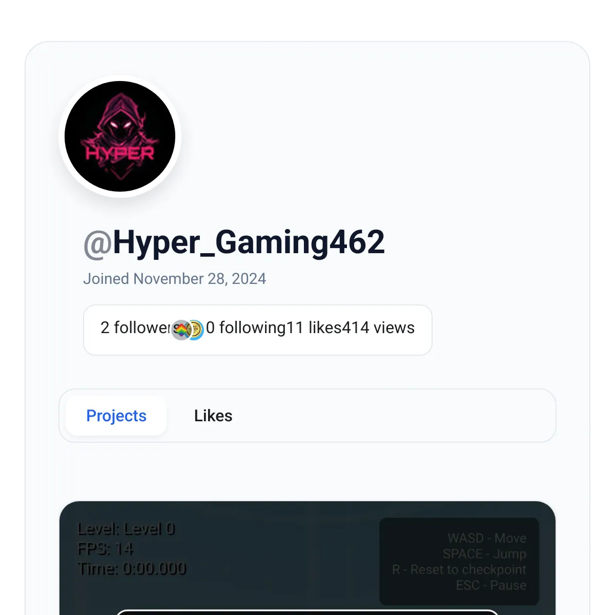 the project is loading