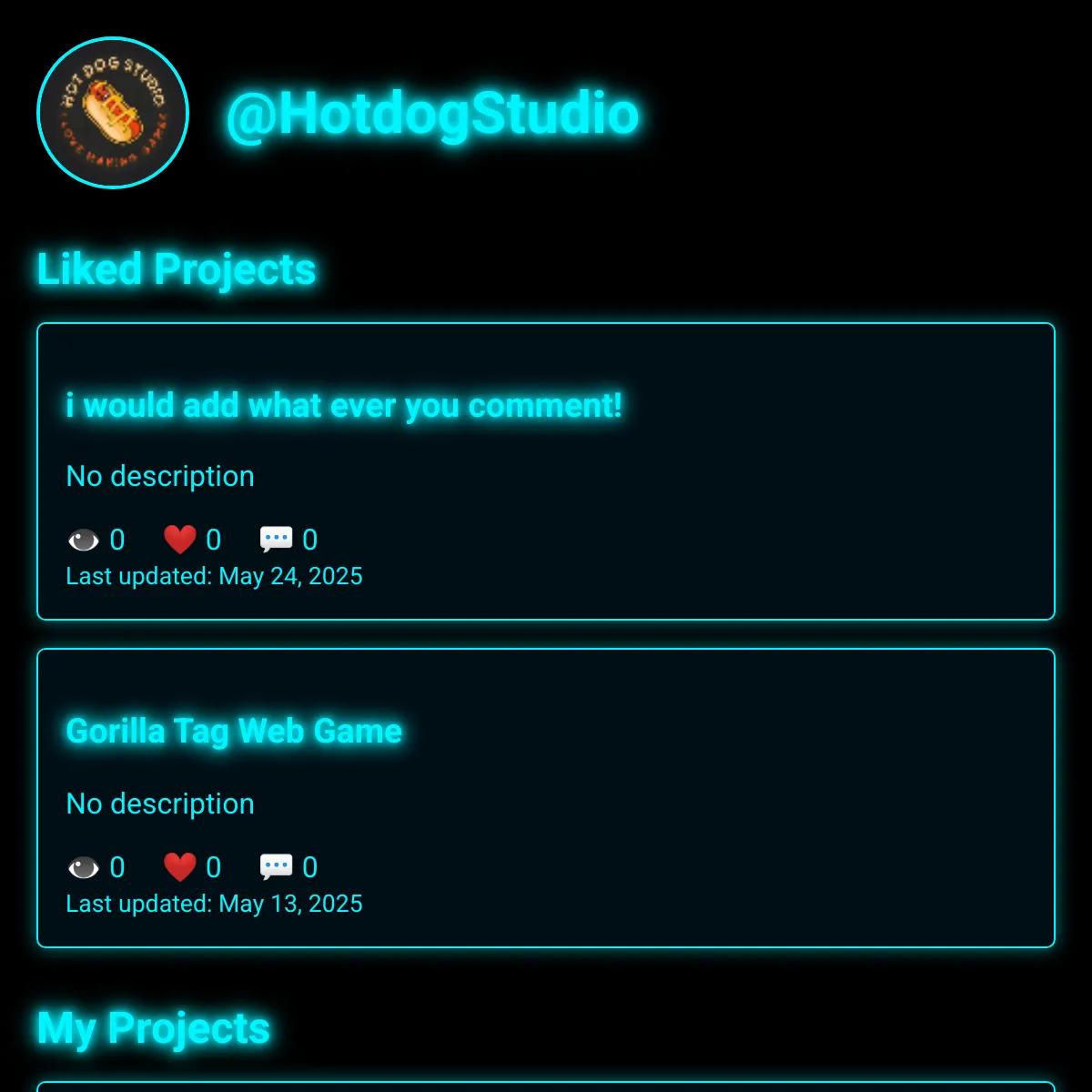 the project is loading