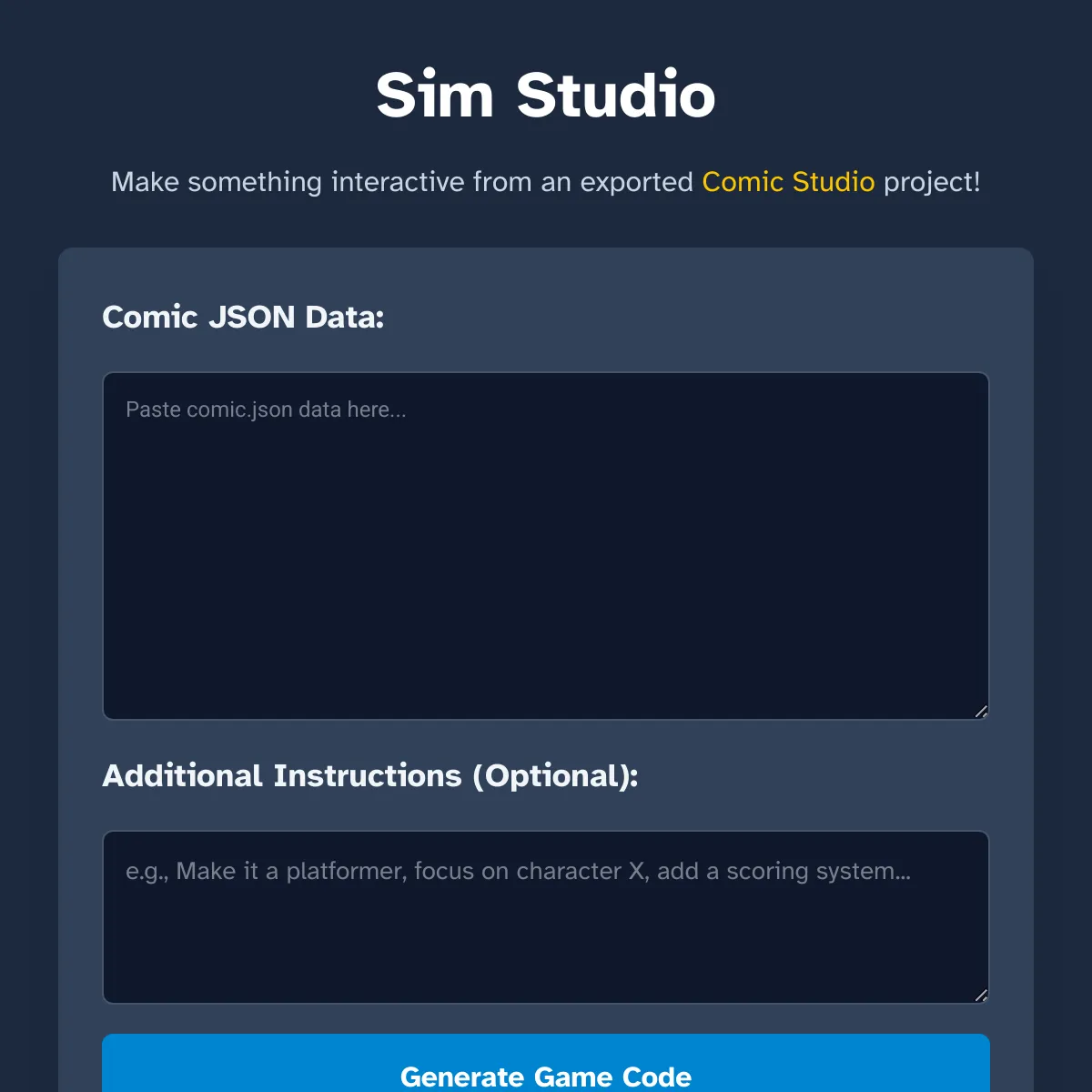 the project is loading
