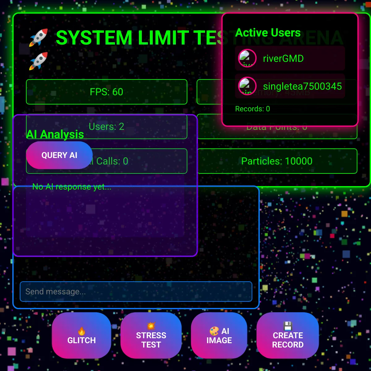 Limit Testing Arena
