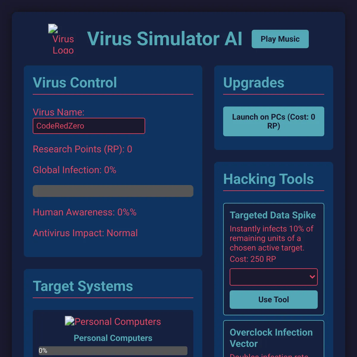 the project is loading