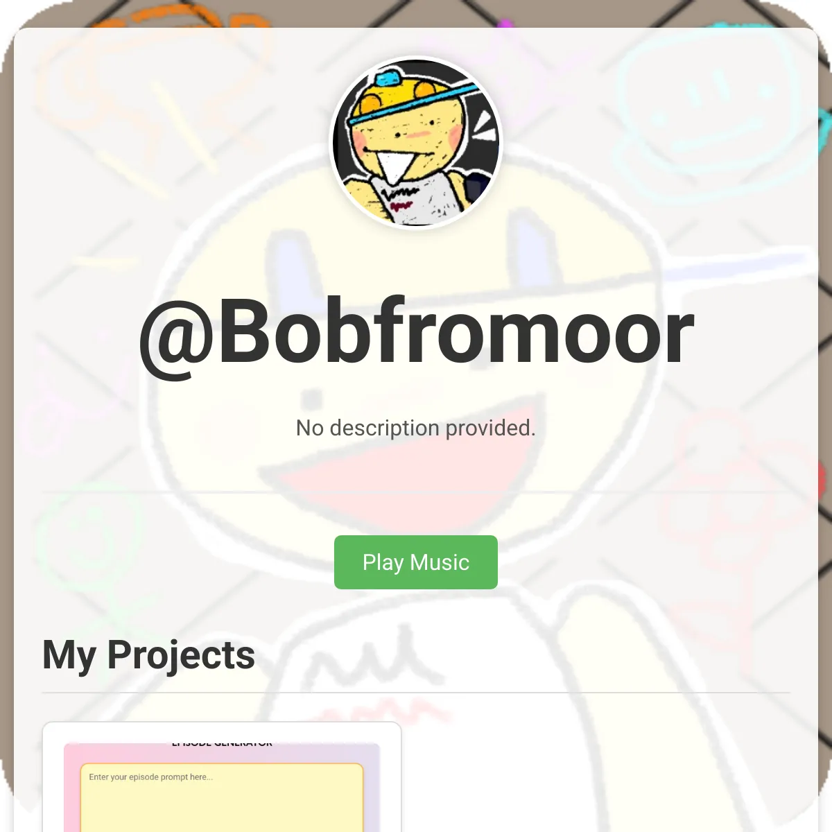 the project is loading