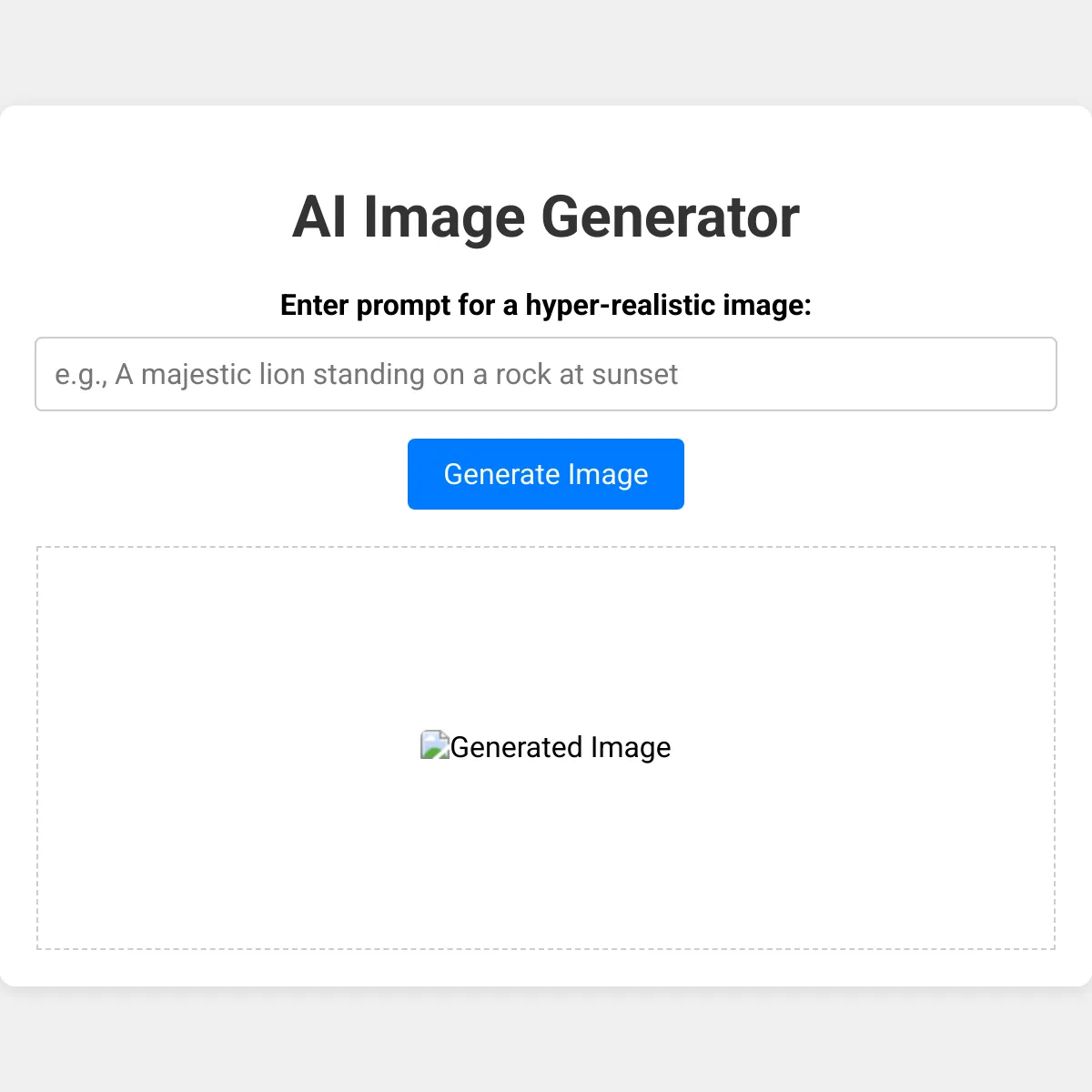 the project is loading