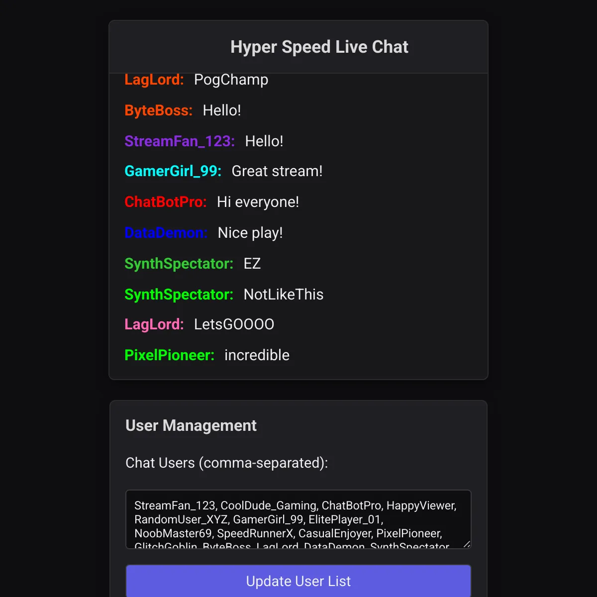 the project is loading