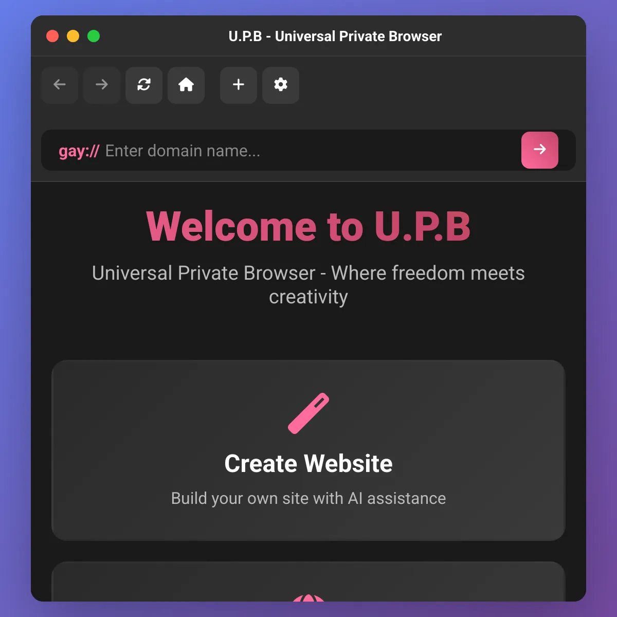 Universal Private Browser