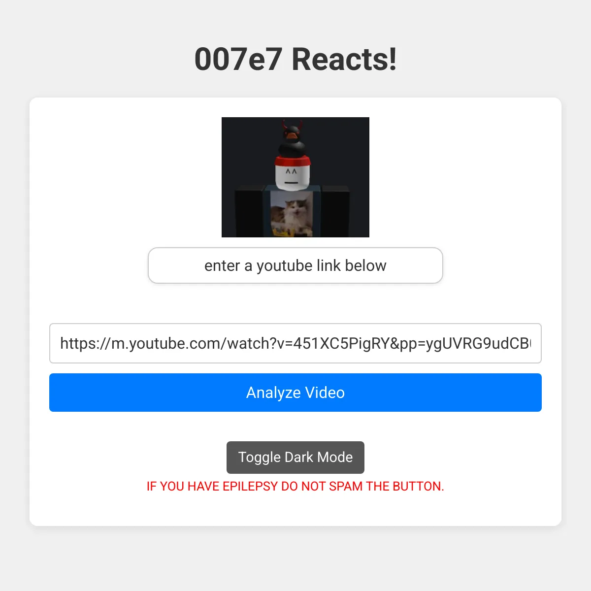 the project is loading