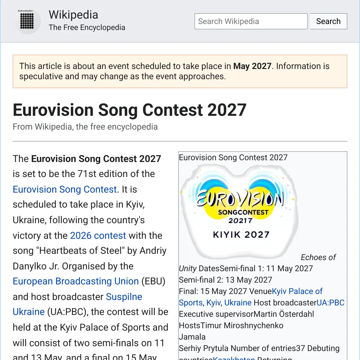 the project is loading