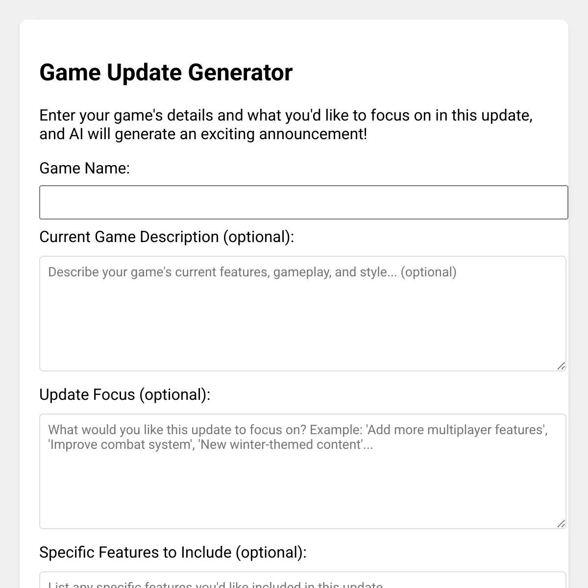 the project is loading