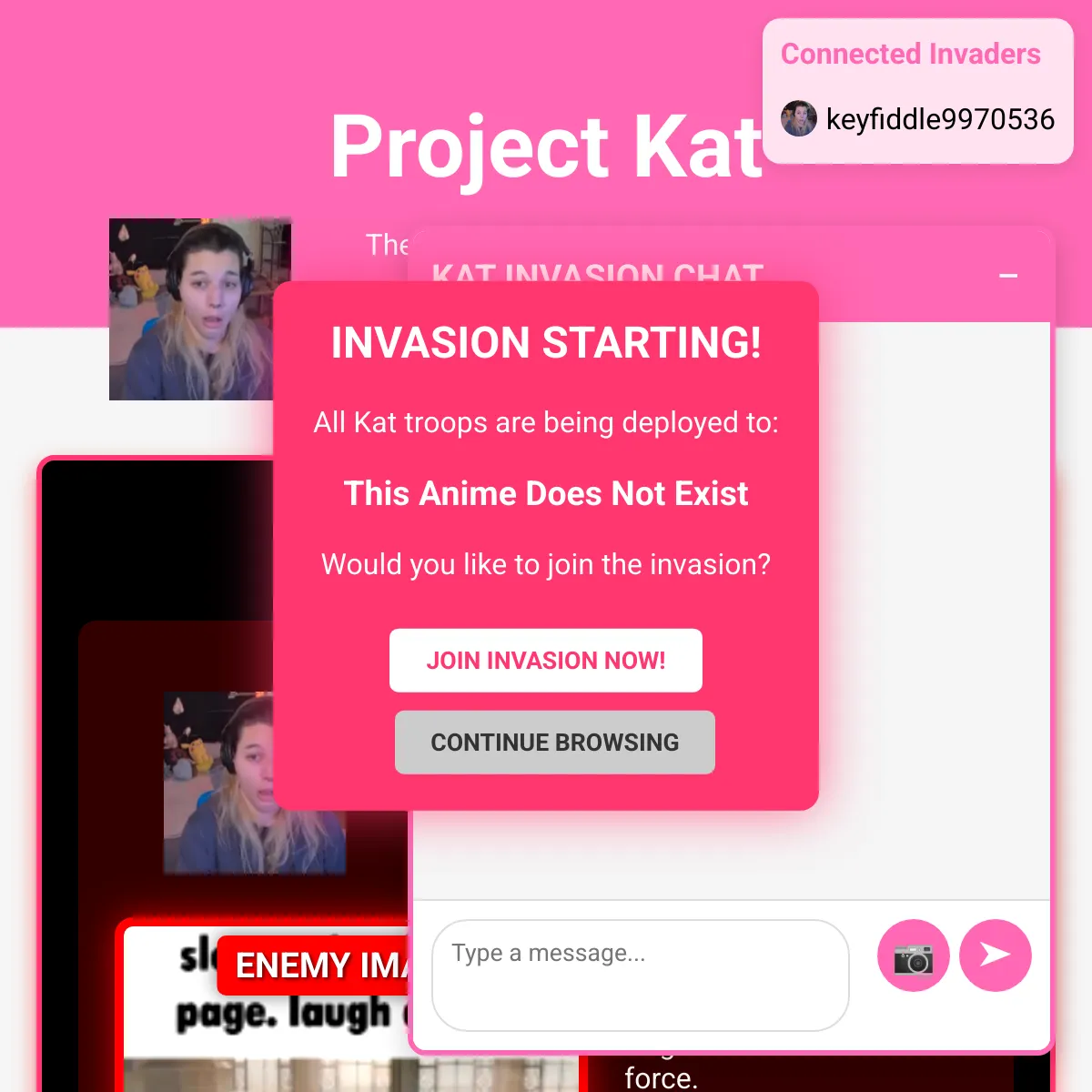the project is loading