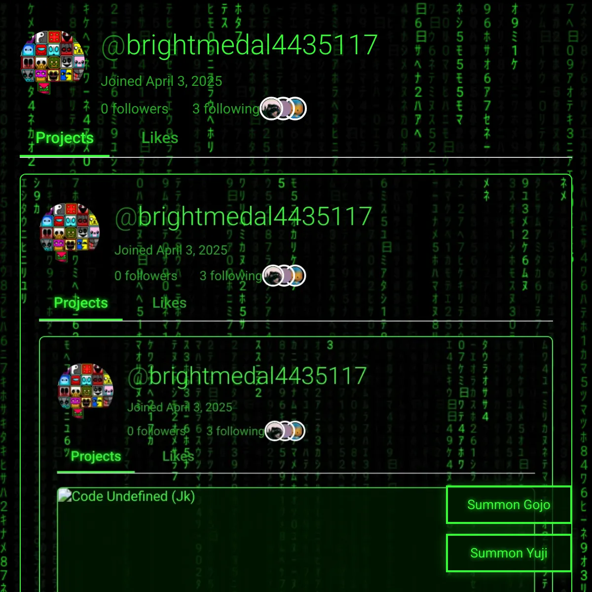 the project is loading