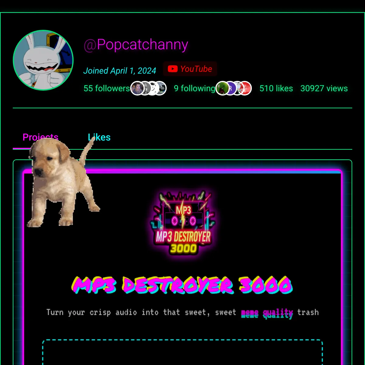 the project is loading
