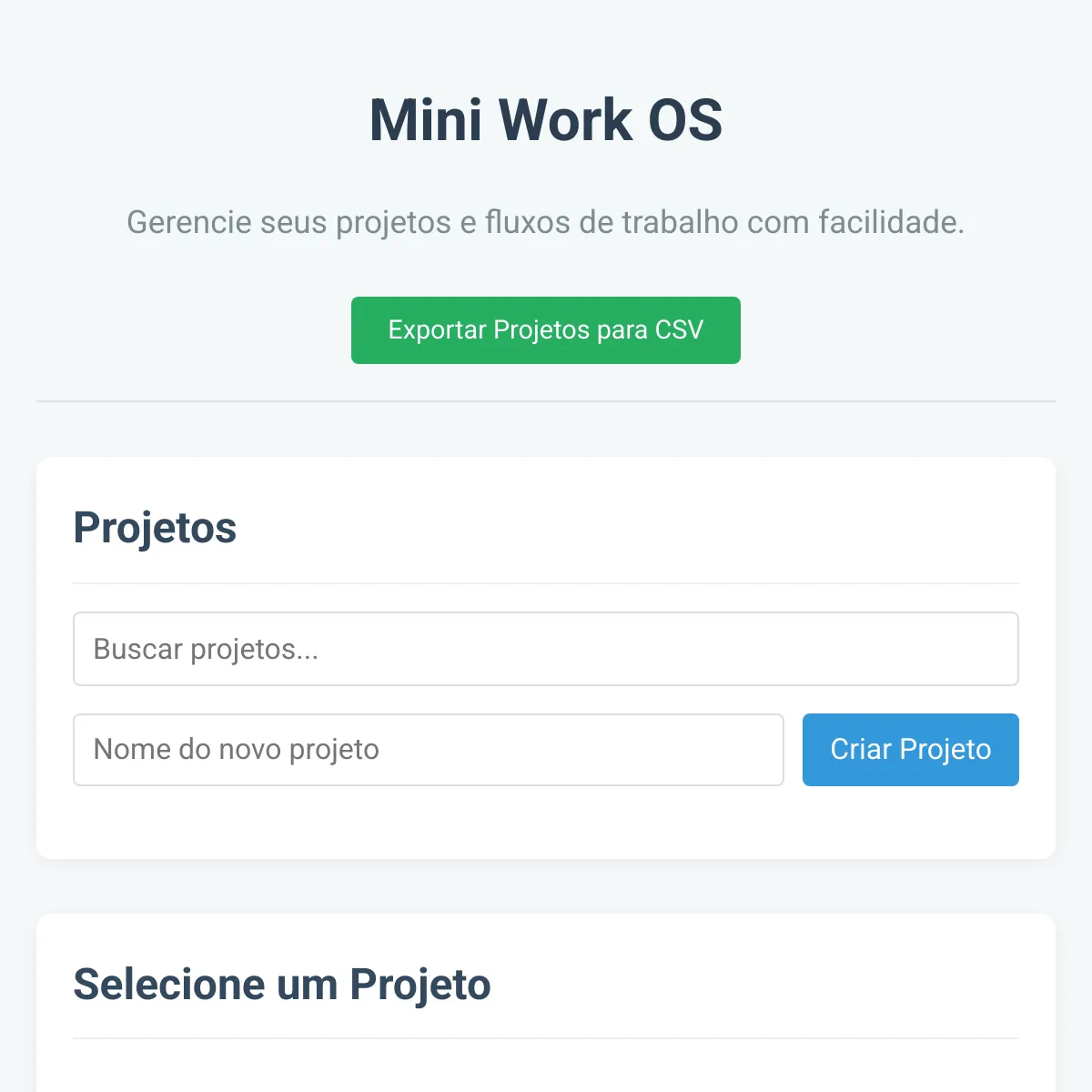 Mini Work OS