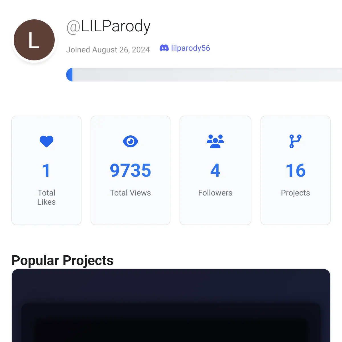 the project is loading