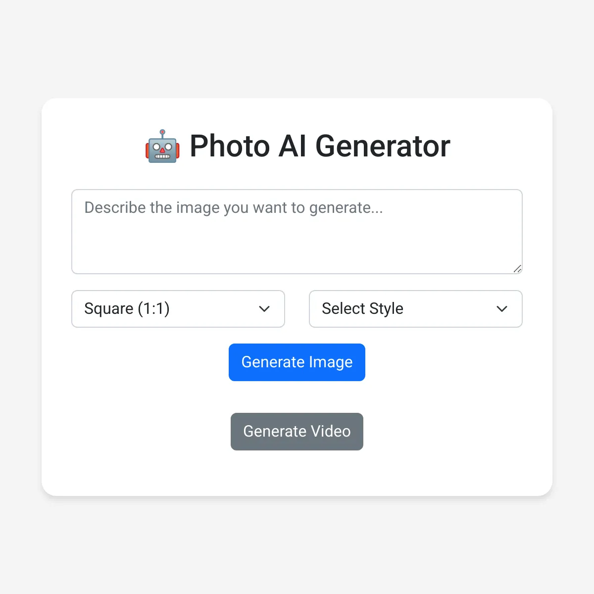 Photo AI Generator