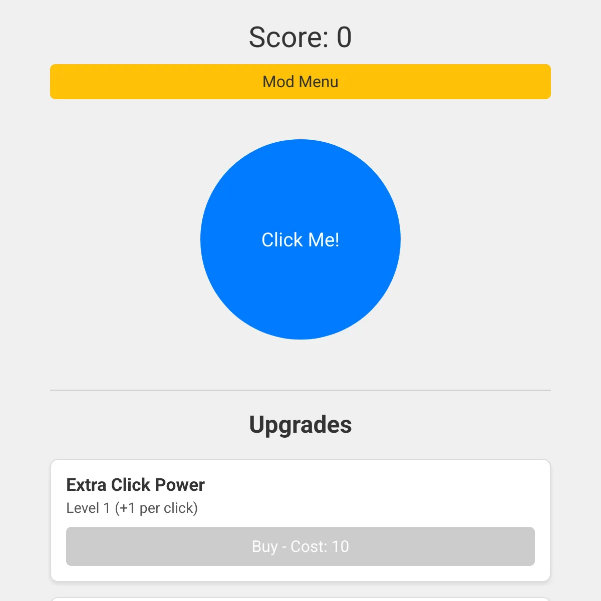 the project is loading