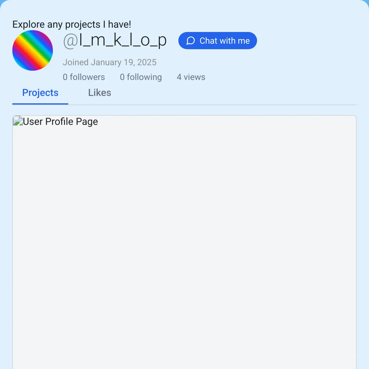 the project is loading