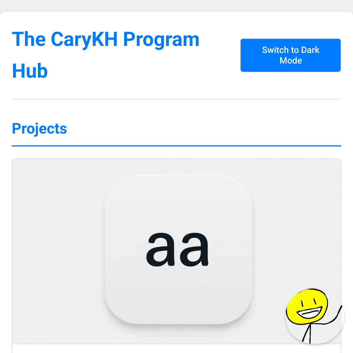 the project is loading