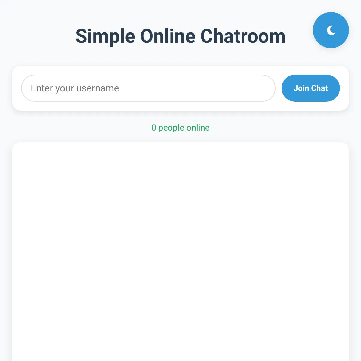 Simple Online Chatroom