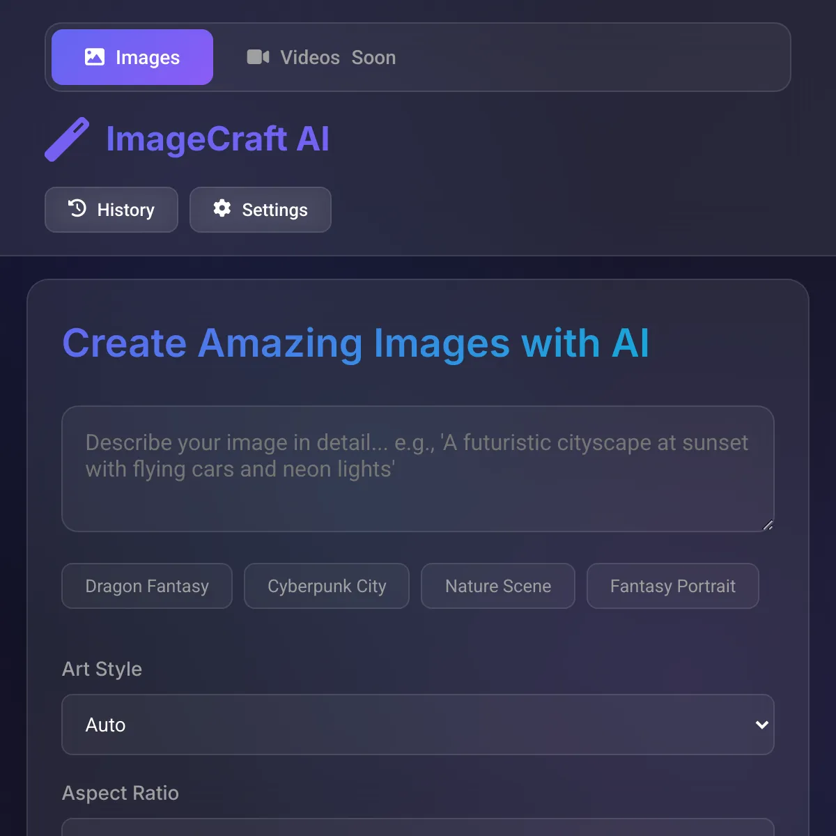 ImageCraft AI