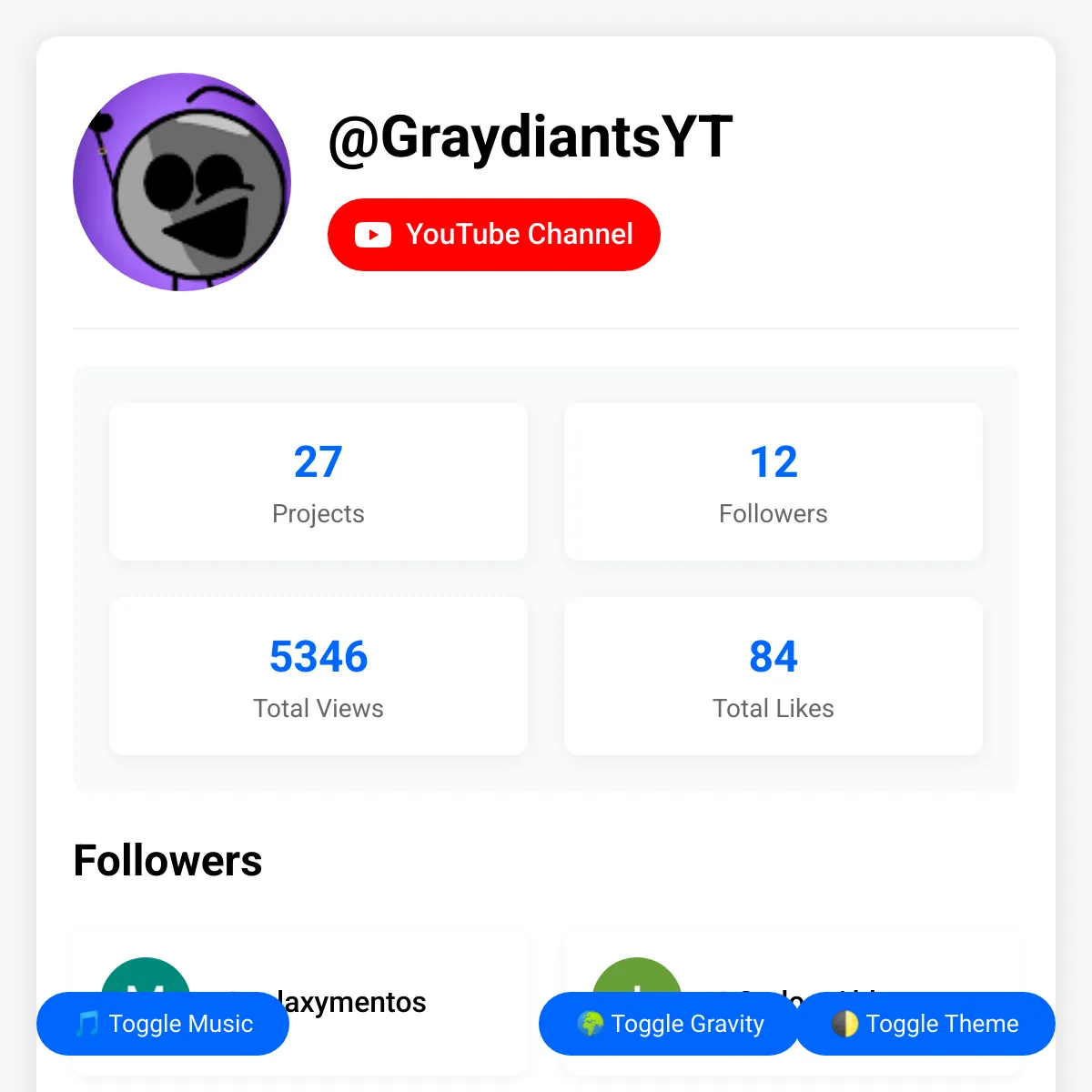 the project is loading