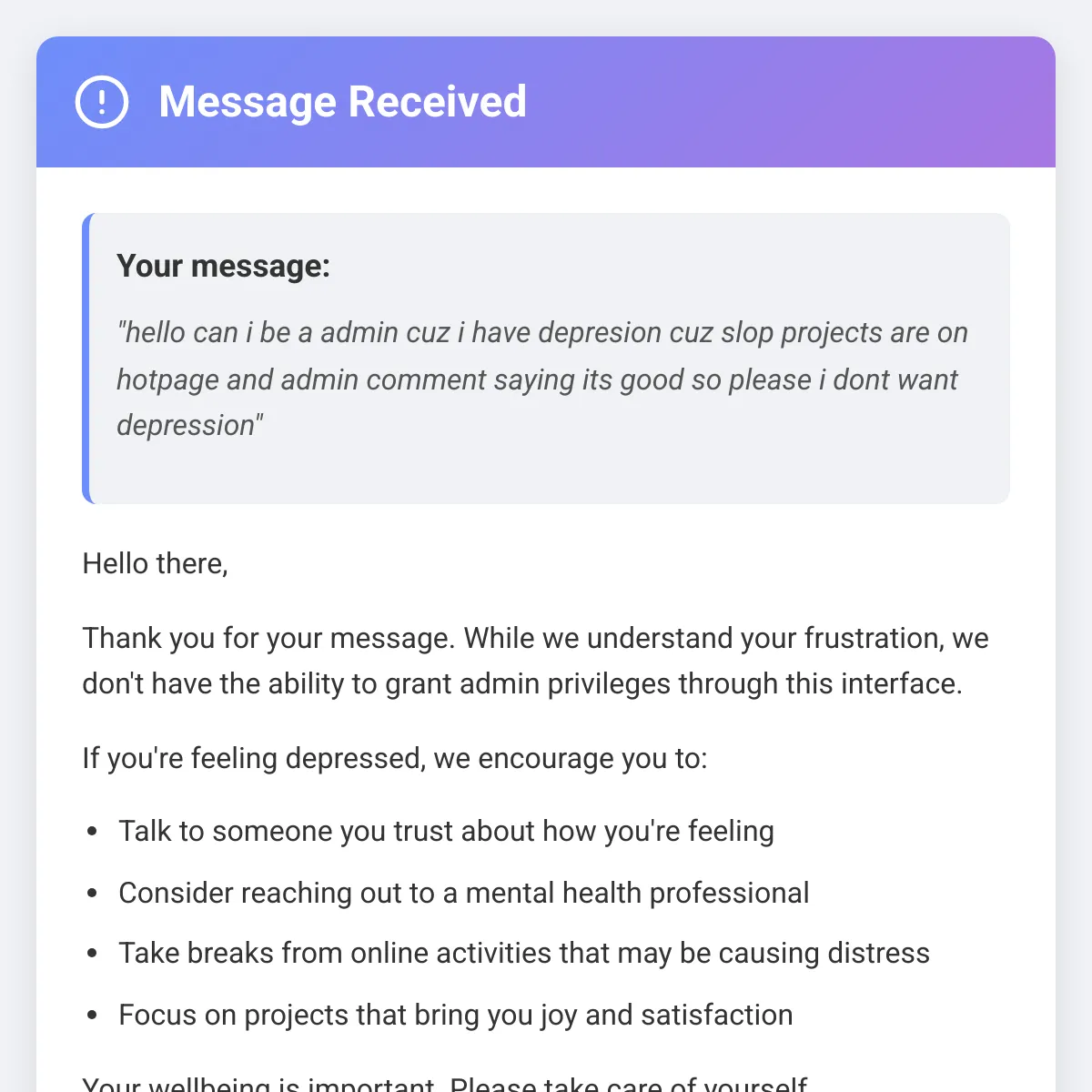 the project is loading