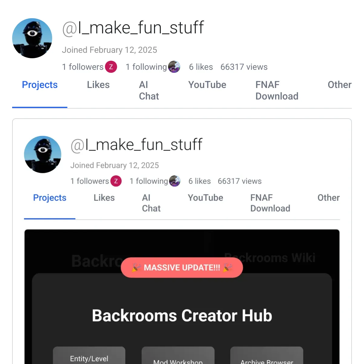 the project is loading