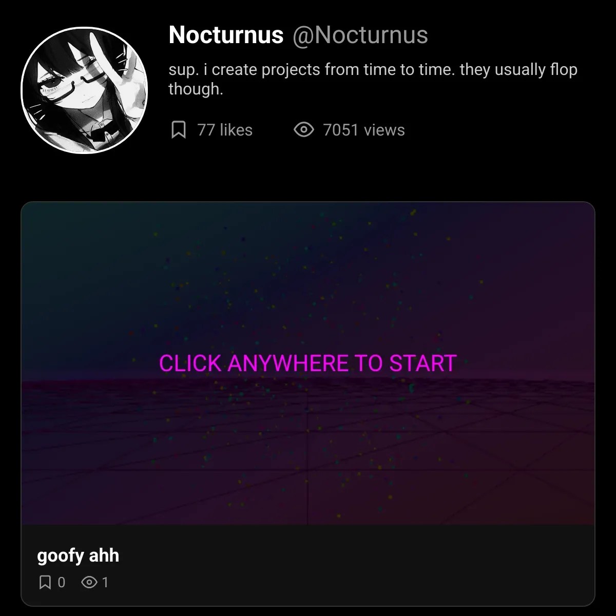 the project is loading