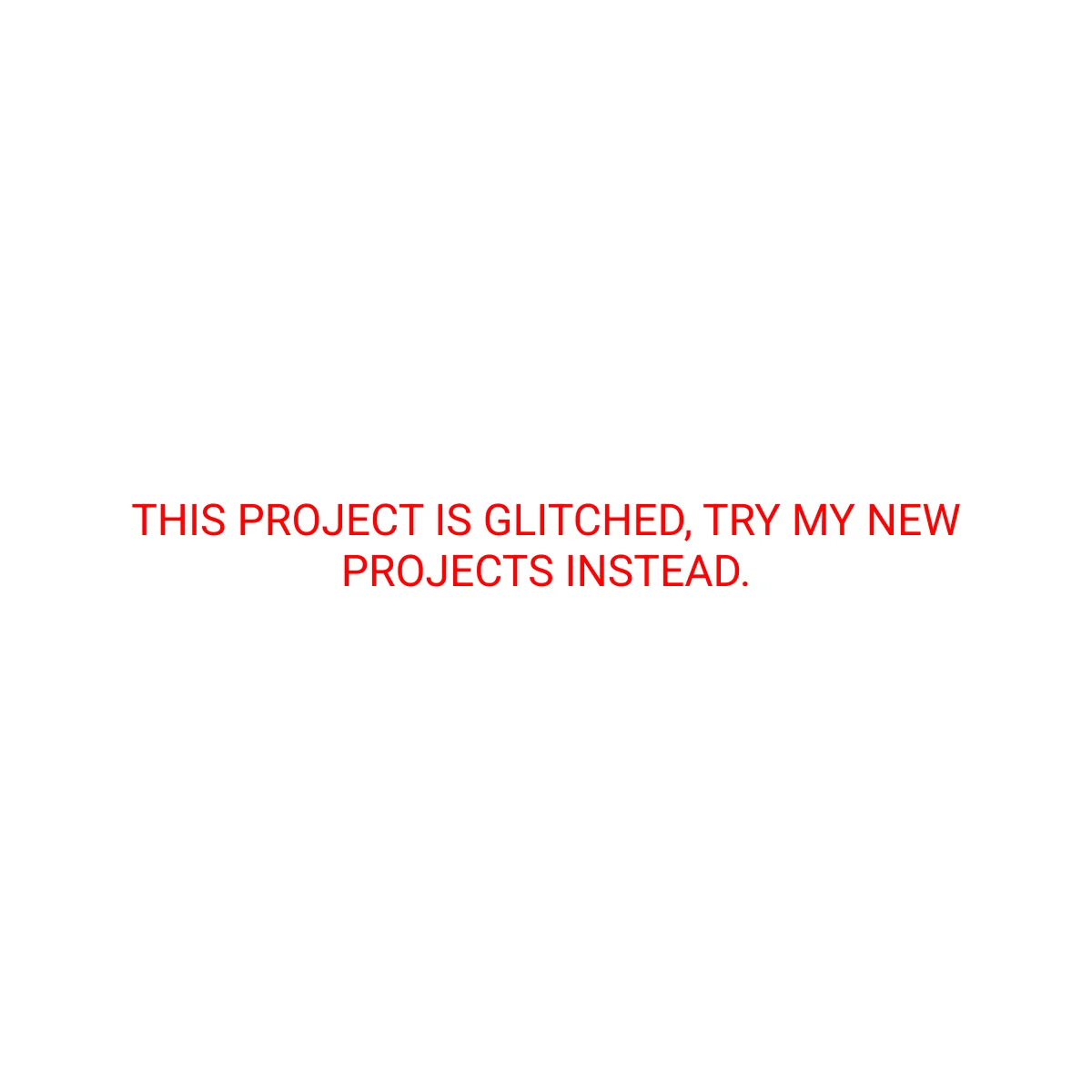 the project is loading